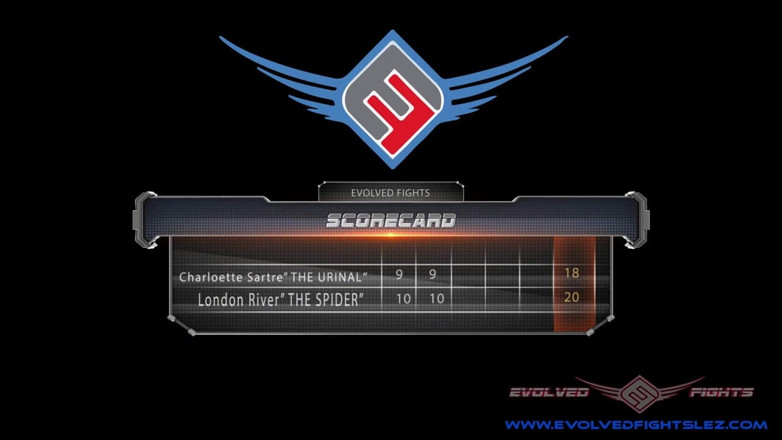 Evolved Fights Lez: London River vs Charlotte Sartre peituda cadela batalha