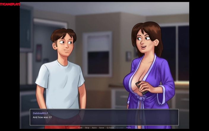 Naughty gameplays: Il tipo pervertito non può non essere eccitato - Summertime saga 01...