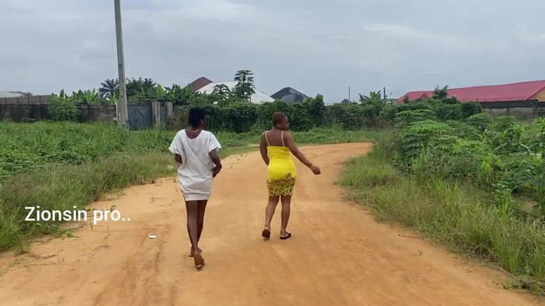 Zion: Naughty African Teen Showcasing Their Asses in Broad Daylight