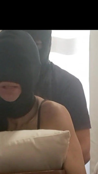 Tied to a Chair, Blindfolded, Gagged and Fucked in Every Hole with Anal Creampie