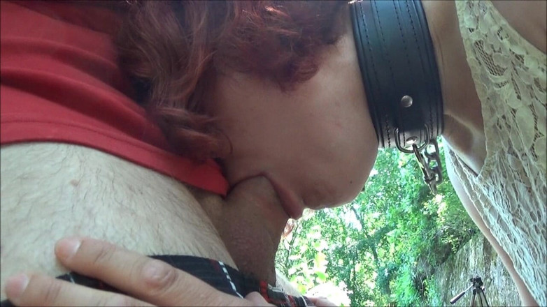 Master-Thomas: Sclava mea folosită în parc