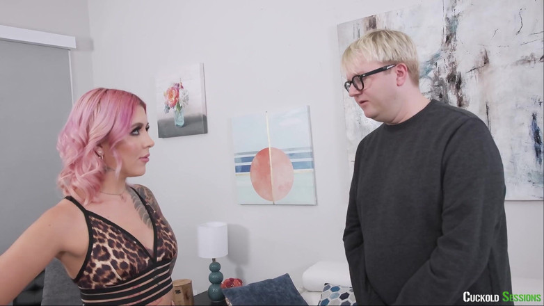 Cuckold Sessions: Sessione di allenamento bollente di luna legenda per cornuti
