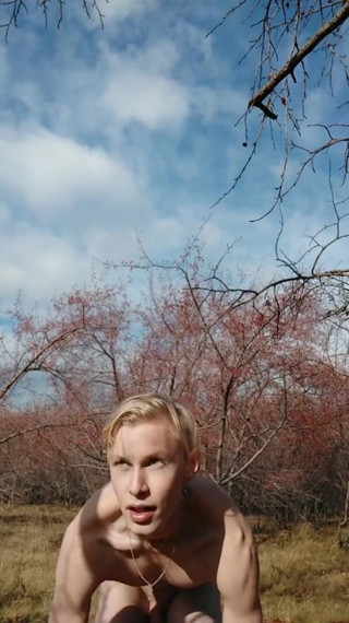 Dick Boys Studio: Guy caught jerking off in the park