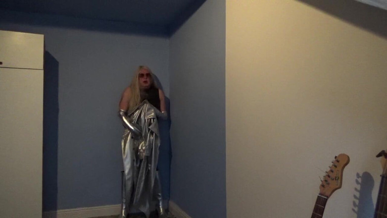 Leather Kirsten: Botas de prata