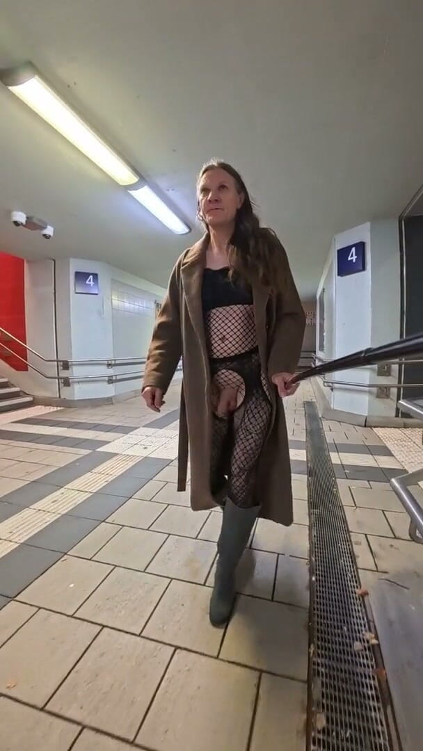 Slut Bella: Naked at the Train Station and in the City