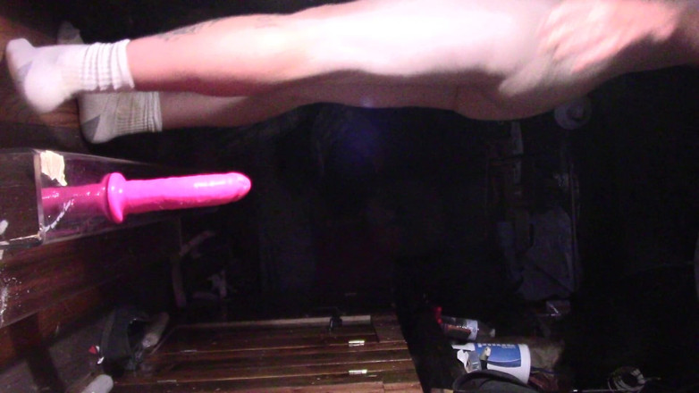 Throbby Ginger: Riding pink toy