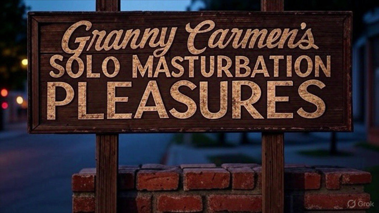Carmen Angel: GILF Carmen Si Masturba La Settimana Di Pasqua Piacere Da...