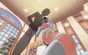 H3DC: 3D Hentai Yumi zuigt een grote pik