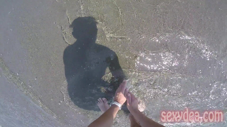 King of datass: Sexydeas - ngentot di pantai - pov