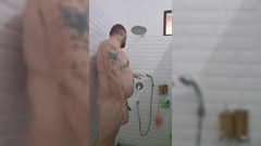 Jimbob Star GAY: Jimbob seifige dusche dildoritt