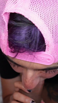 Trans Boy Rocki Takes Huge Cock in Tight Ass Til Creampie