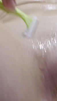 The Sub Girl Is Waiting with a Perfectly Bare Pussy
