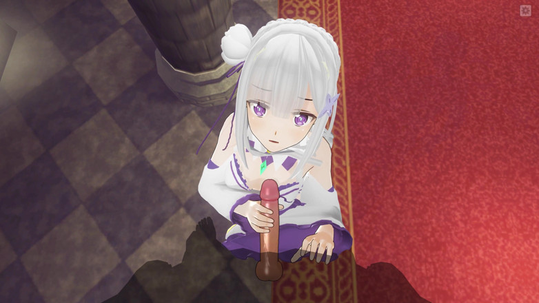 H3DC: Hentai 3d pov emilia thổi kèn