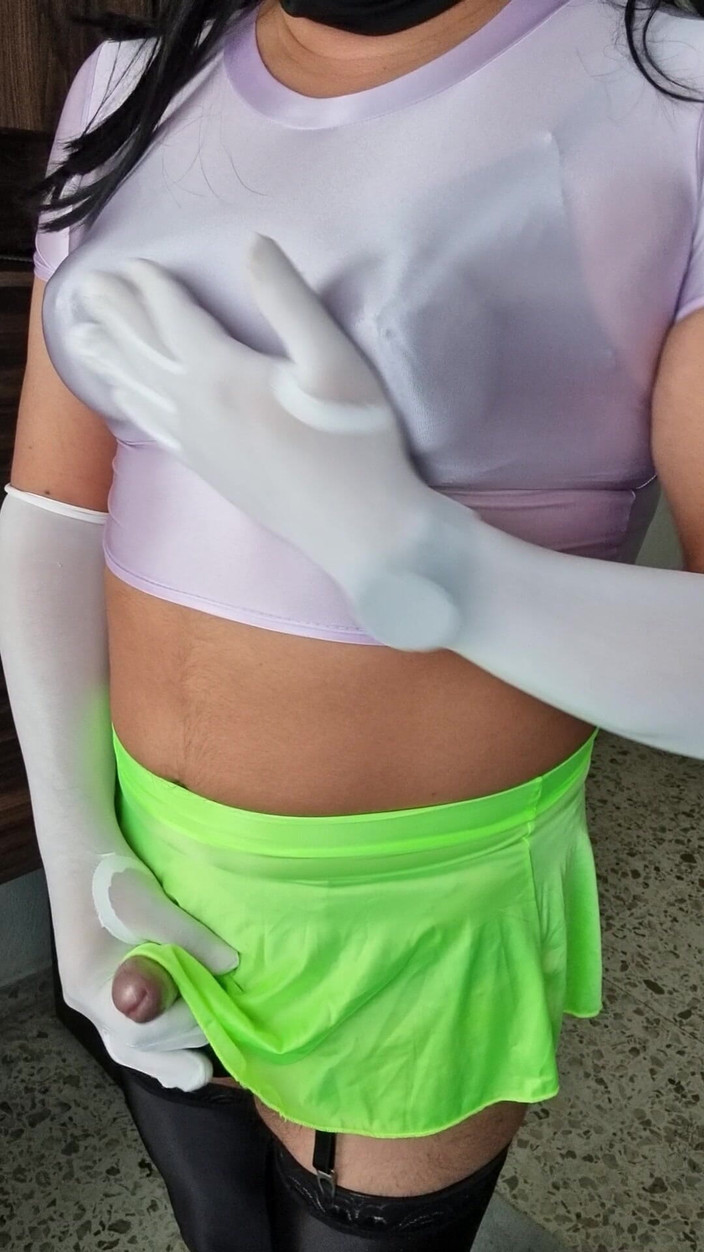 Sexy shinny clothes: 무당벌레 여고생의 내 슈퍼 섹시한 세트에서 3의 일부