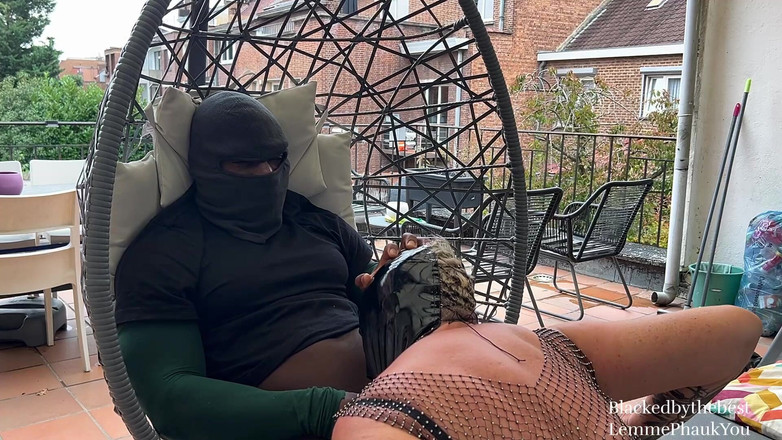 Blackedbythebest: Můj býk používá moje ústa a hrdlo jako fuckhole a cum...