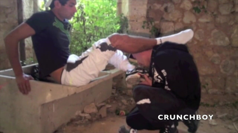 Sneaker gay: Extreme sneaker feet and foot humiliation outdoor