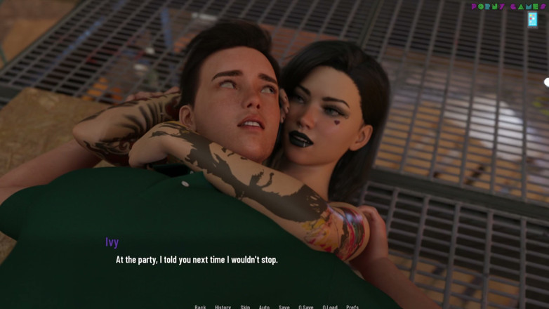 Porny Games: University Days by Greebo - Wrestling and Sex with a Goth...