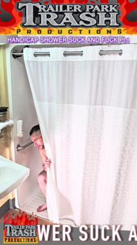 Handicap Shower Suck and Fuck Miracle Cure