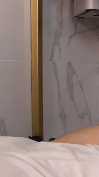 Secretary Foot Jerking - Wet Milking Nylon Feet of Smoking Blonde Office Girl!