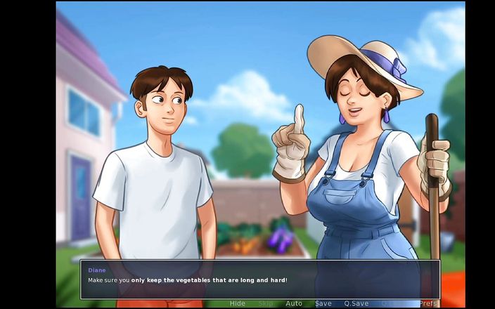 Lana Game plays: Summertime saga parte 4 - aiutare la vedova milf della porta accanto