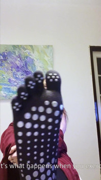Sniff and Lick My Sweaty Toe Socks After Yoga