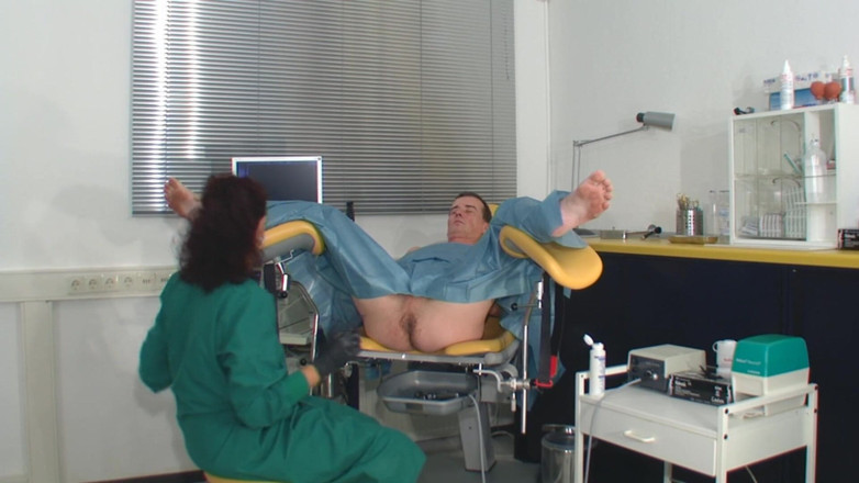 Rubber & Clinic Studio - 1ATOYS: Kinky anal exam with ultrasound