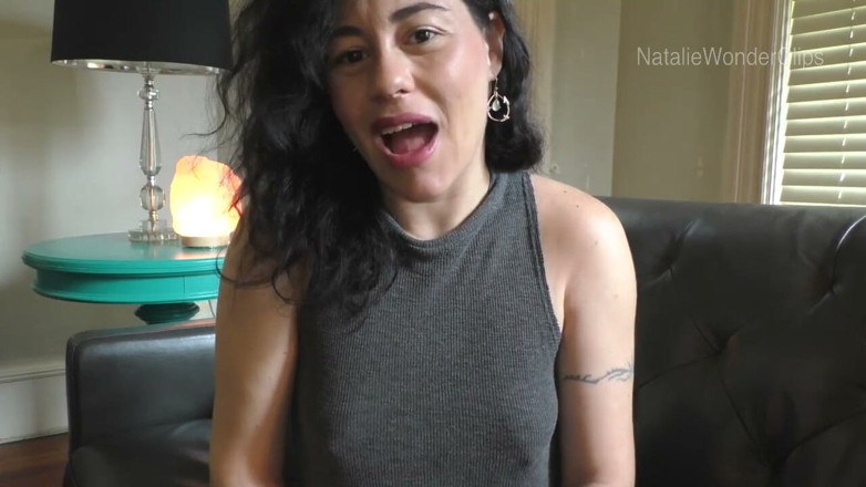 Natalie Wonder: Üben, wie man es mit stiefmutter küsst und dann ließ...