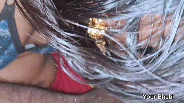 Bhabi: Gorący indyjski Desi szwagier i szwagier gorąca sex oralny