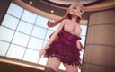 Mmd anime girls: Mmd R-18 anime meisjes sexy dansclip 383