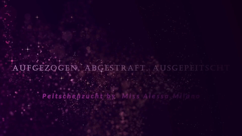 Strict Senz: Bayan Alessa Milano Aufgezogen, Abgestraft, Ausgepeitscht Bölüm 1