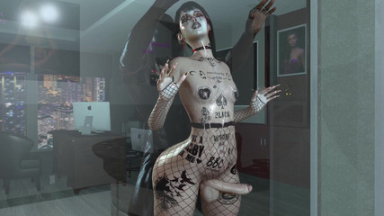 Velvixian 3 Femboy: Gotik femboy büyük zenci seviyor (femboy seks)