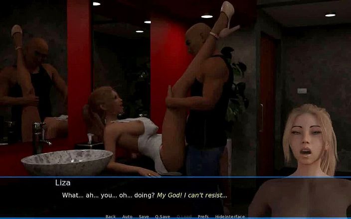 Dirty GamesXxX: Liza的故事：妻子在公共厕所欺骗丈夫 - 第13集