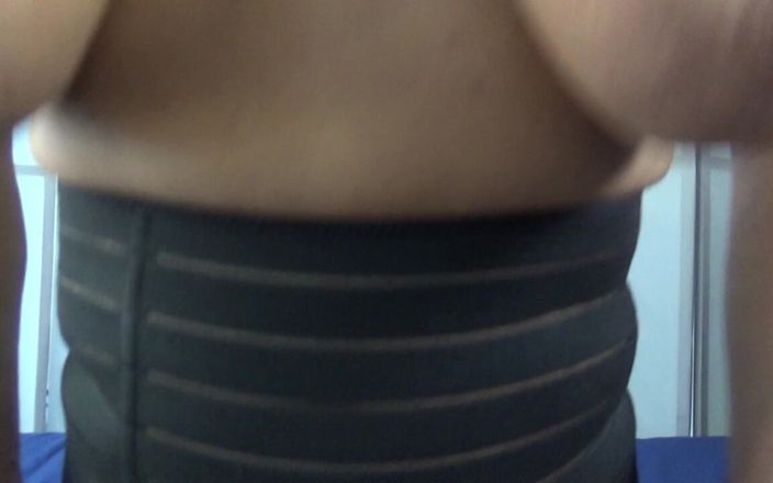 AnnaBUST: Shaking My Big Hanging Boobs at Home