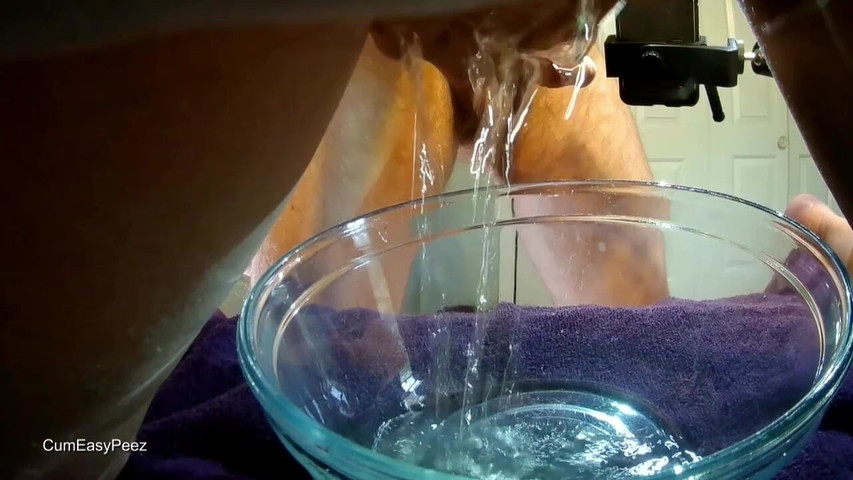 Extreme Closeup of Cum and Piss Mix Recipe Making (Andy, Liza, and Max)