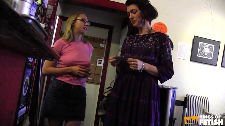 Family Role Playing: Lesbian MILF squirts and takes care of a blonde babe...