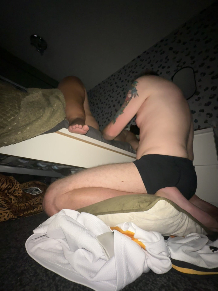 Filthy British Couple: Horny Dom Wife Puts Slave Hubby on His Knees so...