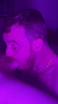 Bottom Throat Used by Hot Eight Inch Dom Top