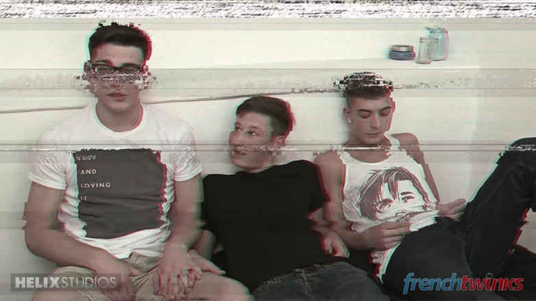 French twinks: Dua orang Amerika dan seorang remaja Perancis
