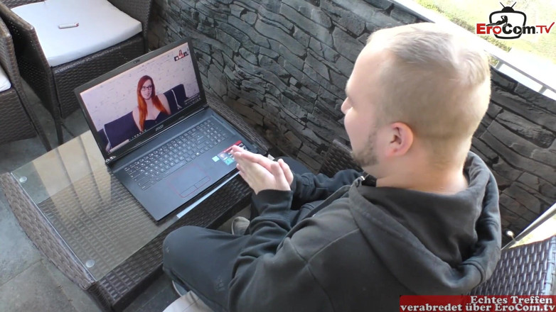 EroCom: Red-haired woman with natural breasts goes on a sex date...