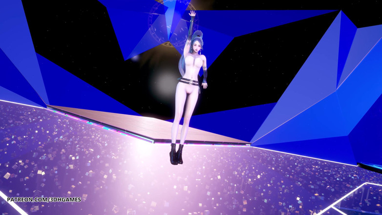 3D-Hentai Games: [MMD] (G)I-DLE - LATATA ไคซ่า เต้นเปลือยกาย League of Legends KDA 4K 60FPS