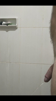 Golden Shower in a Shower