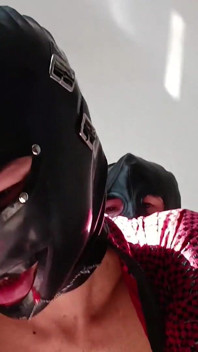Blowjob and Throat Fucking with My Beautiful Tits Close up View. My Face Shows All My Pleasure While Fucked