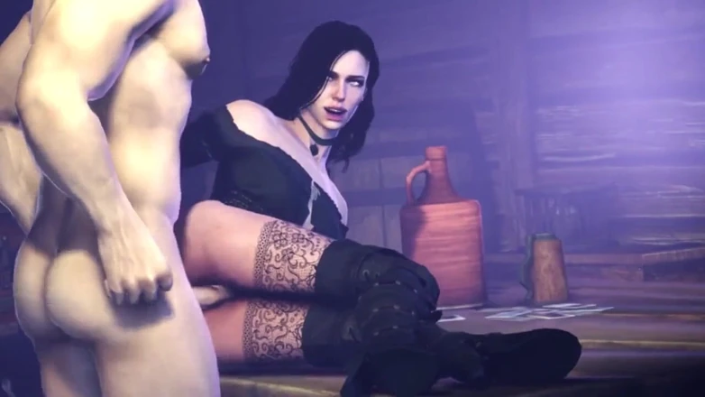 Velvixian 3D: Yennefer Sexy Gangbang Orgy