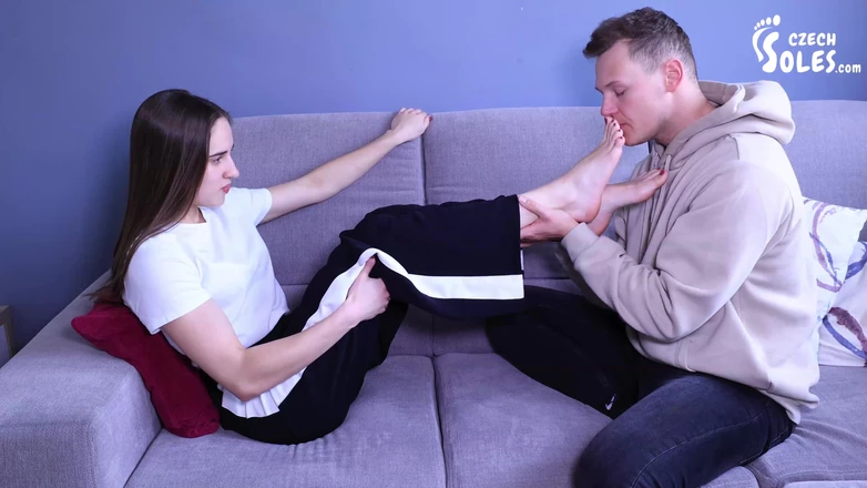 Czech Soles - foot fetish content: Heavenly Foot Fetish Roommate Experience
