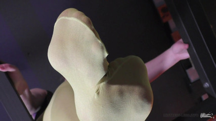 Mistress Legs: My Nylon Feet Above Your Face