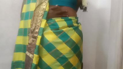 Santhi89: Tamil Saree Hot Busty Stepaunty Fucking in House