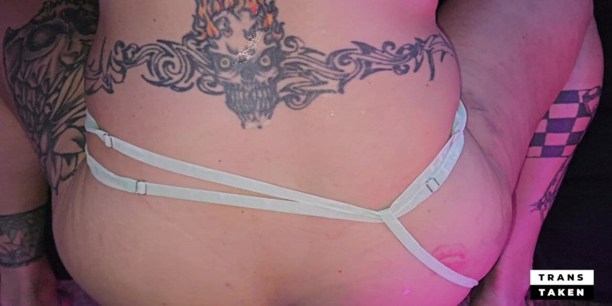 Justice Trans: Tatted gruba Trans Stacy cieszy się BBC wielokrotne creampie