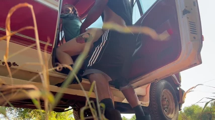 LuluLemons000: Stop Back Roading and Fuck Me - Outdoor Sex Almost Caught