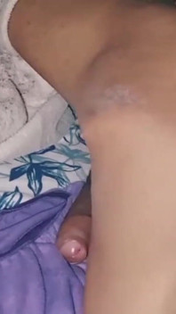 Cute Slim Sissy Femboy Masturbates Cock in Step Stepsister's Pantie and Cum on Pantie