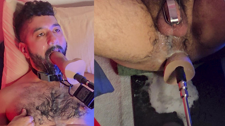 Ricky Cage: Denní dávka - Ricky Cage dostane plivat mezi dvěma stroji ptáky!